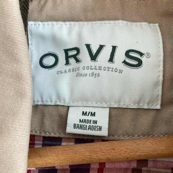 Vintage Orvis Utilty Jacket Flannel Lined Multi Pockets Mens Sz M - Picture 5 of 14